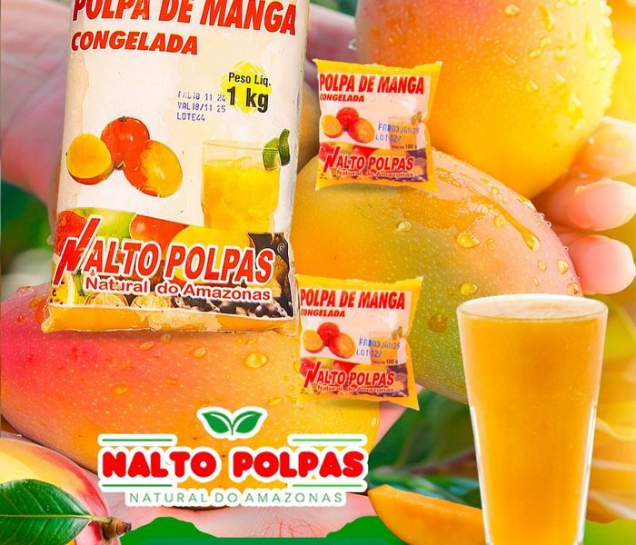 Polpa de Manga Nalto Polpas: Sabor Natural do Amazonas Para o Seu Dia a Dia
