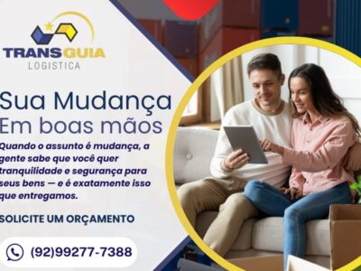 Mudanças Manaus Santarém sem Stress é com a TransGuia Logística