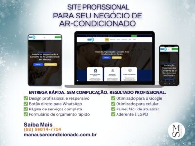Site para Empresa de Ar Condicionado