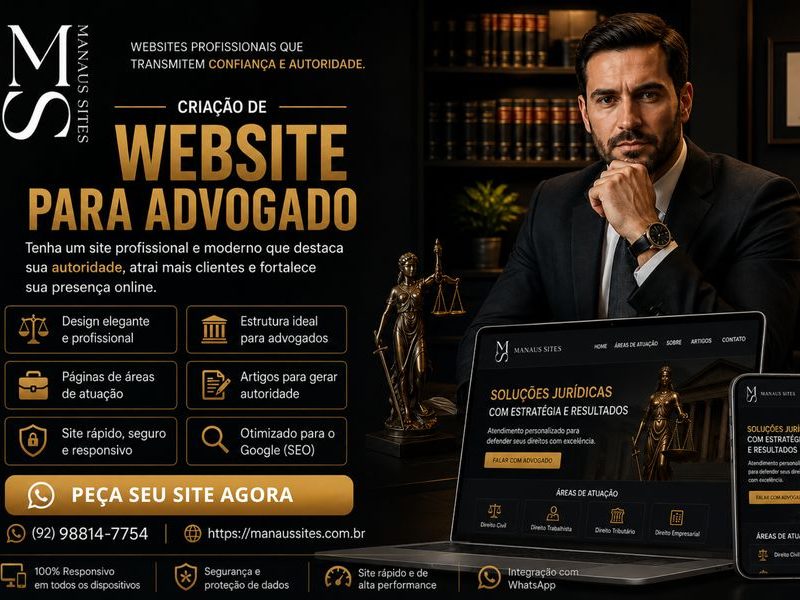 SEU ESCRITÓRIO MERECE UM SITE À ALTURA DA SUA AUTORIDADE!