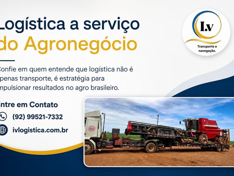 Transporte de Máquinas Agrícolas no Norte do Brasil