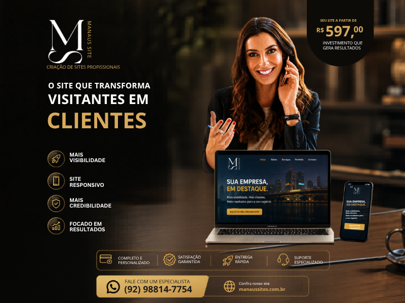 Criação de Site para Negócios Locais em Manaus